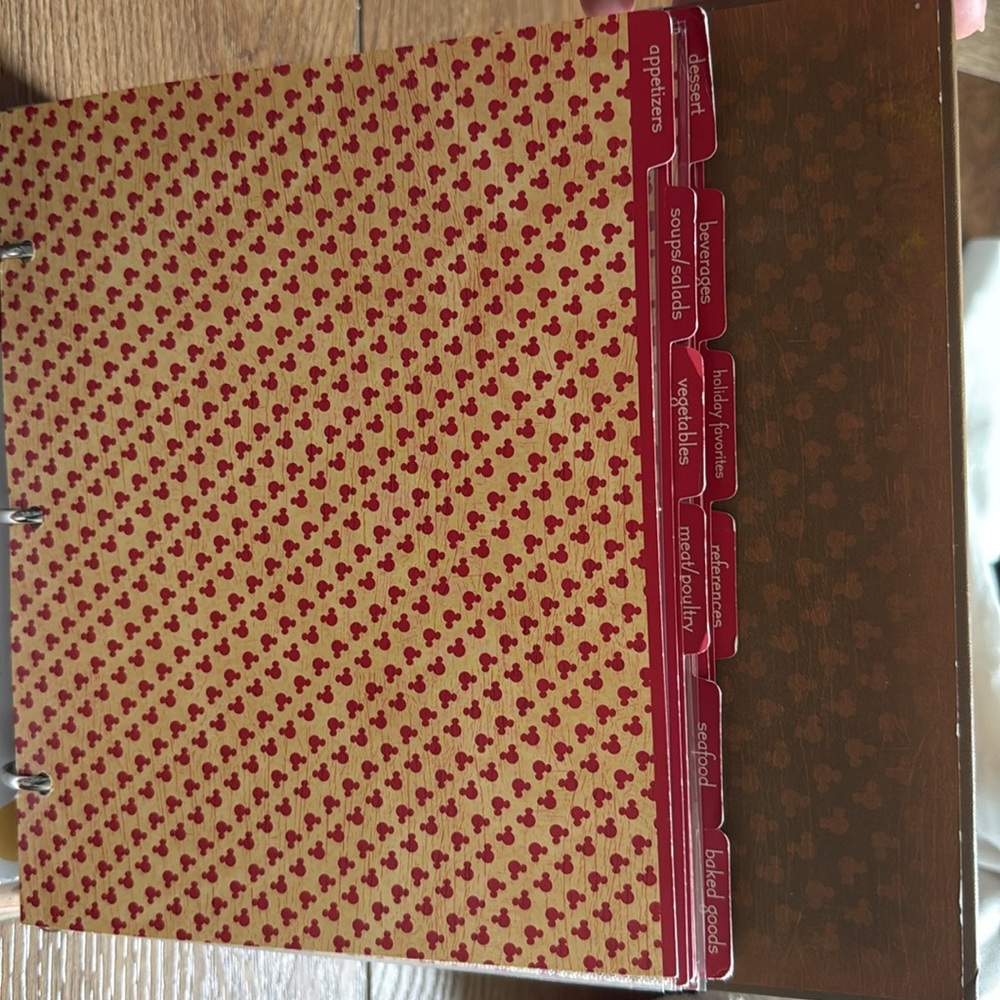 Disney Recipe Book with Red Ribbon - Picture 3 of 8